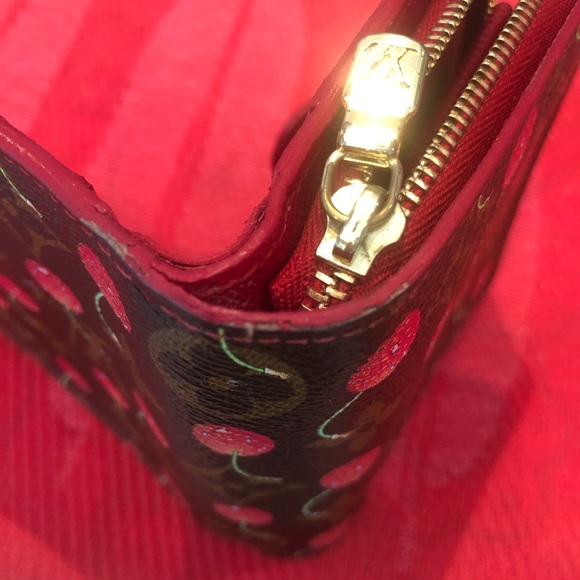 Authentic Louis Vuitton Limited Edition Monogram Cherry wallet - Picture 7 of 16